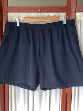 Cozy Earth Athletic Shorts Mens XL Navy Blue Lined Gym Running Performance
